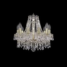 Хрустальная люстра 1403/10/141 G Bohemia Ivele Crystal