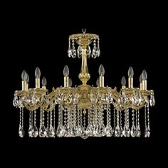 Хрустальная люстра 75102/12/300 A G Bohemia Ivele Crystal