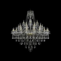 Хрустальная люстра 1415/20+10+5/460 G Bohemia Ivele Crystal