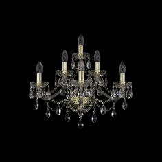Хрустальное бра 1415B/3+2+1/220 G Bohemia Ivele Crystal