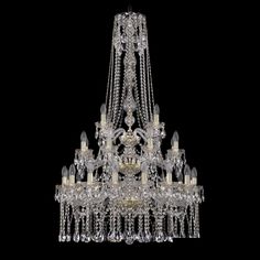 Хрустальная люстра 1413/16+8+4/300/h-134/3d G Bohemia Ivele Crystal