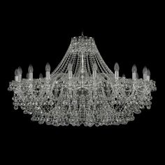 Хрустальная люстра 1409/20/400 Ni Bohemia Ivele Crystal