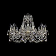 Хрустальная люстра 1406/12/240 G K801 Bohemia Ivele Crystal