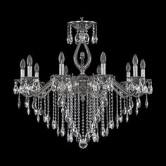Хрустальная люстра 72402/10/300 B NB FL3M Bohemia Ivele Crystal