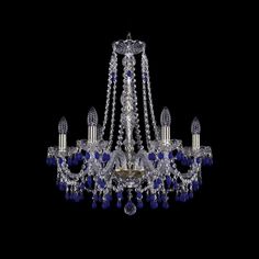 Хрустальная люстра 1410/6/195/h-60 G V3001 Bohemia Ivele Crystal