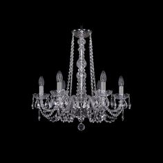 Хрустальная люстра 1402/6/195/h-58 Ni Bohemia Ivele Crystal