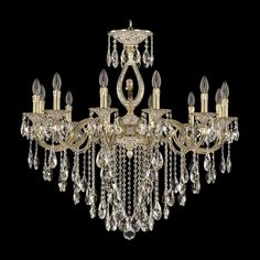 Хрустальная люстра 72401/12/300 B GW FL3B Bohemia Ivele Crystal