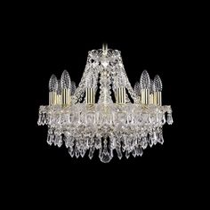Хрустальная люстра 1403/12/141 G Bohemia Ivele Crystal
