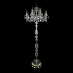 Торшер 1402T1/8+4/195-165 G Bohemia Ivele Crystal