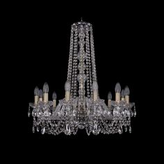 Хрустальная люстра 1402/12/240/h-75 Pa Bohemia Ivele Crystal