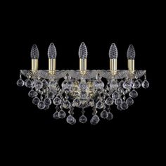 Хрустальное бра 1409B/5/160/XL G Bohemia Ivele Crystal
