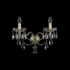 Хрустальное бра 1415B/2/200/XL G Bohemia Ivele Crystal