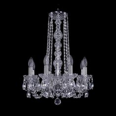 Хрустальная люстра 1402/8/141/h-57 Ni Bohemia Ivele Crystal