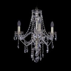Хрустальная люстра 1415/3/165 G Bohemia Ivele Crystal