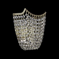 Хрустальное настенное бра 77071B/19 G Bohemia Ivele Crystal