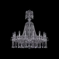 Хрустальная люстра 1413/16/300/XL-91 Ni Bohemia Ivele Crystal