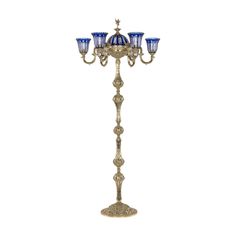 Торшер 72003TP/6/175 G P2 U Clear-Blue/H-1H FA5S Bohemia Ivele Crystal