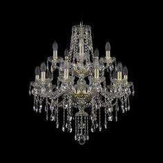 Хрустальная люстра 1415/10+5/220/2d G Bohemia Ivele Crystal