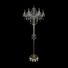 Торшер 1415T2/6/200-160 G Bohemia Ivele Crystal