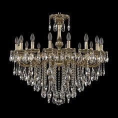 Хрустальная люстра 75101/16/300 B GB Bohemia Ivele Crystal