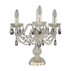 Настольная лампа 1406L/3/141-39 G K731 Bohemia Ivele Crystal