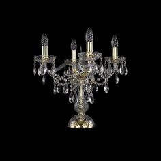 Настольная лампа 1415L/4/141-39 G Bohemia Ivele Crystal