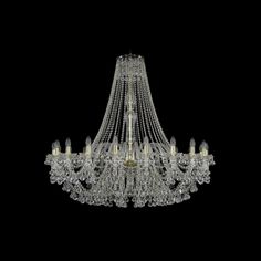 Хрустальная люстра 1409/20/460/h-118 G Bohemia Ivele Crystal