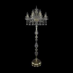 Торшер 1413T1/8+4/200-165 G Bohemia Ivele Crystal