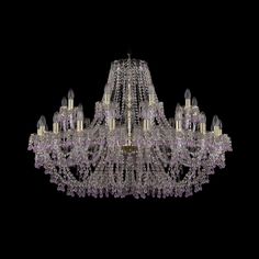 Хрустальная люстра 1410/20+10/400 G V7010 Bohemia Ivele Crystal