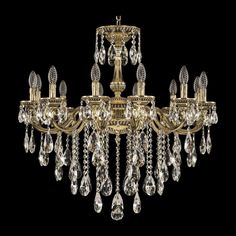 Хрустальная люстра 75101/12/250 B GB Bohemia Ivele Crystal