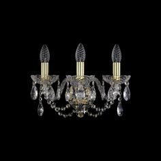 Хрустальное бра 1402B/3/141 G Bohemia Ivele Crystal