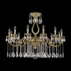 Хрустальная люстра 72301/12/360 A G Bohemia Ivele Crystal