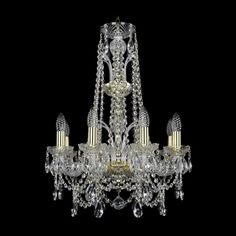 Хрустальная люстра 1411/8/160/XL-65 G Bohemia Ivele Crystal