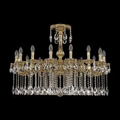 Хрустальная люстра 75102/16/360 A G Bohemia Ivele Crystal