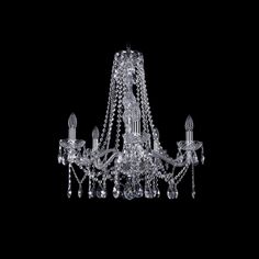 Хрустальная люстра 1413/5/200/h-60 Ni Bohemia Ivele Crystal