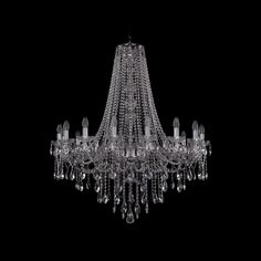 Хрустальная люстра 1415/16/360/h-112 Ni Bohemia Ivele Crystal
