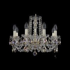 Хрустальная люстра 1402/8/160 G K801 Bohemia Ivele Crystal