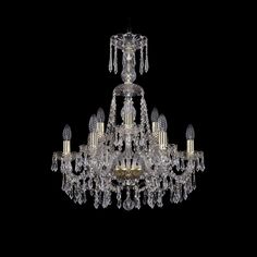 Хрустальная люстра 1403/6+3/195/XL-65 G Bohemia Ivele Crystal