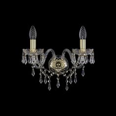 Хрустальное бра 1403B/2/160 G Bohemia Ivele Crystal