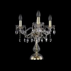 Настольная лампа 1413L/3/141-39 G Bohemia Ivele Crystal