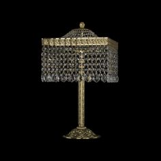 Хрустальная настольная лампа 19202L6/25IV G Leafs Bohemia Ivele Crystal