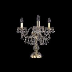 Настольная лампа 1409L/3/141-39 G Bohemia Ivele Crystal