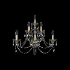 Хрустальное бра 1406B/3+2+1/240 G Bohemia Ivele Crystal