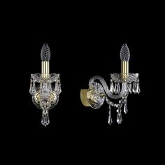 Хрустальное бра 1403B/1/141 G Bohemia Ivele Crystal