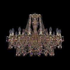 Хрустальная люстра 16111/16/300 G M777 Bohemia Ivele Crystal