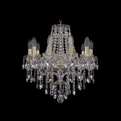 Хрустальная люстра 1415/10/165 G Bohemia Ivele Crystal