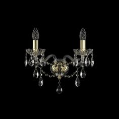 Хрустальное бра 1415B/2/165 G Bohemia Ivele Crystal
