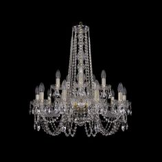 Хрустальная люстра 1402/10+5/240/h-75 G Bohemia Ivele Crystal