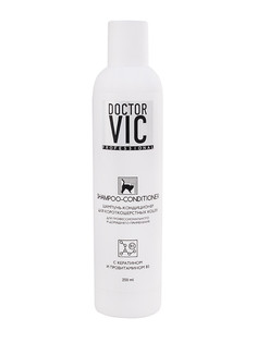 Шампунь-кондиционер для кошек Doctor VIC PROFESSIONAL с кератином и провит. B5, 250 мл