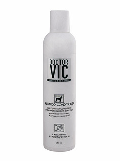 Шампунь-кондиционер для собак Doctor VIC PROFESSIONAL для короткой шерсти, 250 мл